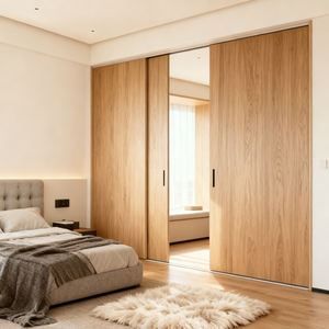 Retech aksesori perangkat keras pintu tersembunyi sistem geser pintu saku baja untuk Hotel kamar tidur dapur Interior ruang tamu - Product Image 4