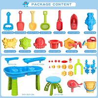 Nouveau jouet de plage pour enfants à la mode jouet de jardin extérieur d'été table de jeu de sable et d'eau, tables d'eau pour enfants, nappe phréatique