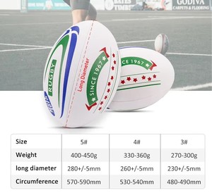 Balón <span class=keywords><strong>de</strong></span> Rugby Personalizado <span class=keywords><strong>de</strong></span> Alta Gama, Tamaño 4-5, PVC <span class=keywords><strong>de</strong></span> Alta Calidad, Cosido a Máquina, Balón <span class=keywords><strong>Oficial</strong></span> para Partidos, PU, Rugby Americano - Product Image 3