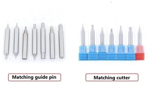 Pièces de machine à découper les clés en alliage, fraises de découpe, forets et outils faciles à utiliser 6*6*1.6*cm - Product Image 3