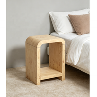 Table basse de haute qualité, moderne, en bois massif, pour salon, table d'appoint en bois, prix de gros