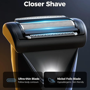 2025 <span class=keywords><strong>mejor</strong></span> 2 en 1 recortador de <span class=keywords><strong>barba</strong></span> <span class=keywords><strong>y</strong></span> <span class=keywords><strong>cuerpo</strong></span> para hombres IPX7 impermeable eléctrico ingle recortador de pelo afeitadora de lámina USB hombres afeitadora corporal - Product Image 5