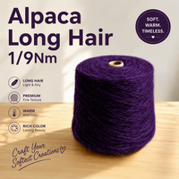 Fournisseur professionnel de fil à tricoter épais, volumineux, chaud, confortable, doux et élastique, style alpaga à poils longs 1/9 Nm