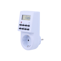 Minuterie hebdomadaire Programmable numérique 16A 230V petit écran prise de courant Standard européen minuteries de cuisine