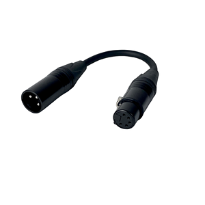 Fconnr 20cm Microphone bảo vệ XLR <span class=keywords><strong>DMX</strong></span> Adapter Cáp <span class=keywords><strong>5</strong></span> pin nữ Để 3 pin nam - Product Image 3