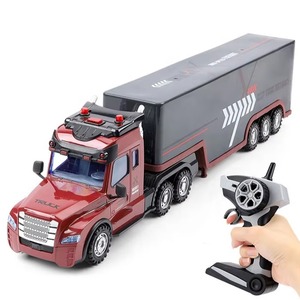 <span class=keywords><strong>Camion</strong></span> benne télécommandé pour enfants avec son et lumière, jouet RC 2.4G, <span class=keywords><strong>camion</strong></span> porte-conteneurs, tracteur, <span class=keywords><strong>remorque</strong></span> <span class=keywords><strong>radiocommandé</strong></span> - Product Image 1