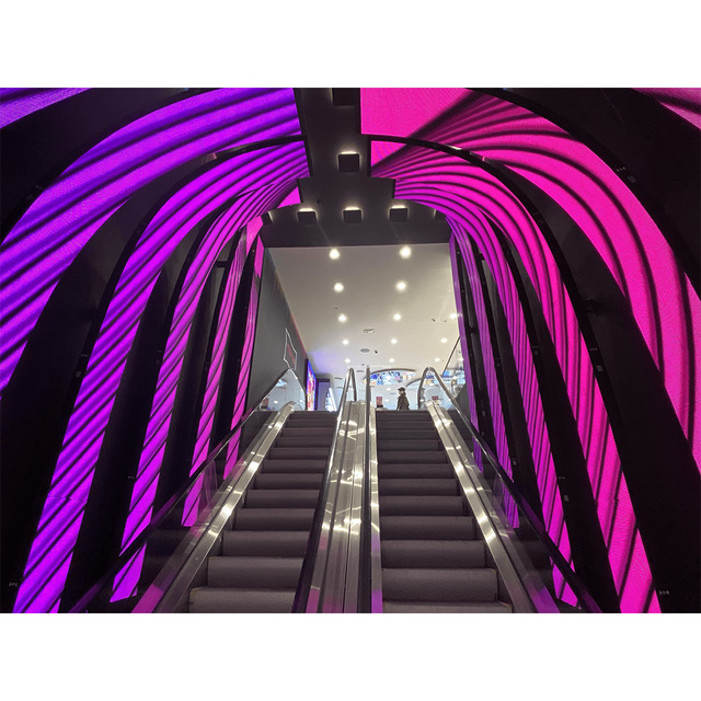 P1.5 P2.5 25 Indoor Flexible Ball Curve Circular Foldable Led Display Column Wall Full Color Led Screen