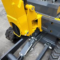 Livraison Gratuite Mini-Excavatrice sur Chenilles à Flèche Articulée de 1,8 Tonne, Diesel Hydraulique EPA, Machine Compacte pour Jardin et Ferme