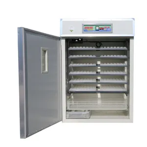 Incubadora para ovos de aves ac/dc, máquina de incubadora automática para ovos de galinha e frango