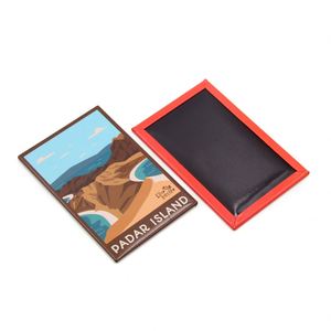 Aimant de réfrigérateur en étain, souvenir de plage d'Indonésie Bali, design personnalisé, article très vendu - Product Image 3