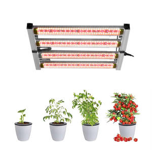 Brillo <span class=keywords><strong>de</strong></span> alta potencia 3 canales atenuación 4 barras lámpara <span class=keywords><strong>de</strong></span> crecimiento <span class=keywords><strong>de</strong></span> plantas Led plegable espectro completo 320W Luz <span class=keywords><strong>de</strong></span> cultivo Led para hidropónico - Product Image 1