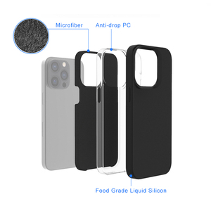 Phụ kiện chống sốc gốc Silicone lỏng trường hợp điện thoại cho 3D <span class=keywords><strong>iPhone</strong></span> 13Pro 11 12 13 14 15 cộng với Pro Max - Product Image 6