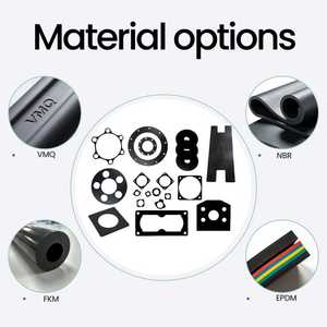 Joints d'étanchéité en fibres synthétiques, nitrile, silicone, joints plats en caoutchouc avec trous – Vente chaude - Product Image 3