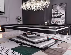 Mesa <span class=keywords><strong>de</strong></span> <span class=keywords><strong>billar</strong></span> <span class=keywords><strong>de</strong></span> 9 bolas estilo americano <span class=keywords><strong>de</strong></span> lujo <span class=keywords><strong>de</strong></span> 8 <span class=keywords><strong>pies</strong></span> Diseño <span class=keywords><strong>de</strong></span> <span class=keywords><strong>billar</strong></span> elegante con patas <span class=keywords><strong>de</strong></span> madera maciza y cojines <span class=keywords><strong>de</strong></span> pizarra - Product Image 2