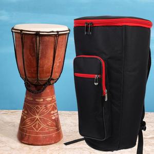 Bolsa Impermeable para Tambor Africano, para Djembé de 12 Pulgadas, Mochila Acolchada de Tela Oxford con Correas de Hombro Ajustables para Accesorios - Product Image 1
