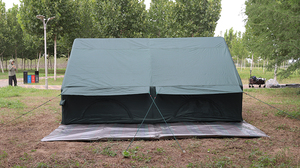 Tente de camping familiale grande capacité pour 10 personnes, ouverture rapide, extérieur, épaisse, résistante à l'eau, polyester 420D, quatre saisons, tente cabane gonflable - Product Image 2