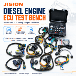 Jision เครื่องดีเซลใหม่ล่าสุดสินค้าใหม่เซ็นเซอร์ทดสอบ ECU ECM เครื่องมือจำลองสัญญาณ Cummins Isuzu Hino เครื่องขุด C9 C7แมว - Product Image 1