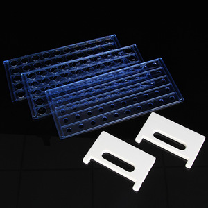 Langjian Test <b>Tube</b> Rack 50 Hole 13mm 16mm 18mm Detachable Modular Laboratory Use - Product Image 1