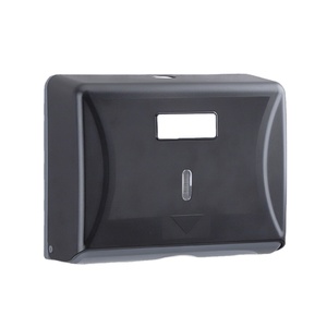<span class=keywords><strong>Distributeur</strong></span> de serviettes en papier Z pliées mural manuel en plastique écologique <span class=keywords><strong>pour</strong></span> salle de bain d'hôtel moderne, prix abordable - Product Image 4