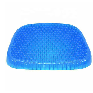 <span class=keywords><strong>Coussin</strong></span> de siège en gel nid d'abeille respirant de vente chaude avec housse antidérapante pour <span class=keywords><strong>voiture</strong></span> de bureau longue assise - Product Image 1