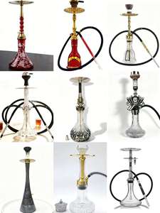 Set de Hookah de Lujo con una Sola Manguera, Acero Inoxidable 304, Base de Vidrio y Accesorios Metálicos con Acabado Espejado, Ideal para Bares y Regalos - Product Image 6