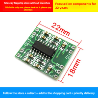 2 pièces Pam8403 Audio 2x3w Pam 8403 Mini carte amplificateur de puissance numérique pour module amplificateur audio stéréo de classe D 2.5~5v alimentation USB