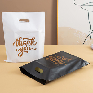 Sacs de courses réutilisables en <span class=keywords><strong>plastique</strong></span> <span class=keywords><strong>LDPE</strong></span> avec poignée découpée sur mesure, pour la promotion de la petite entreprise, du commerce de détail et des supermarchés - Product Image 2