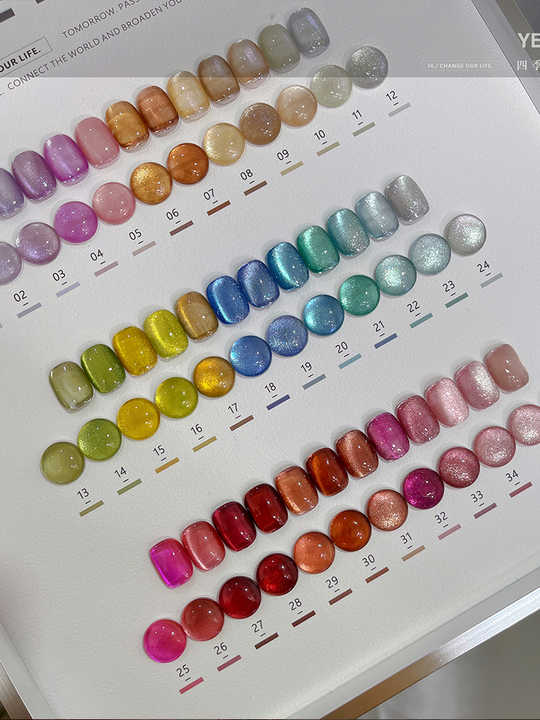 YEDING 36色マグネットカラーネイルカラーとスタンプツール