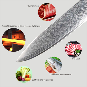 2019 Benshine 8 pouces 67 couches damas acier VG10 <span class=keywords><strong>couteau</strong></span> de chef pour la cuisine - Product Image 2