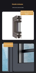 Vô Tích Giang Âm Tùy Chỉnh Cửa Sổ Trượt Hệ Thống Cách Âm Bị Vỡ Cầu Nhôm Cửa Thép Không Gỉ Cố Định Sunroom Hợp Kim Nhôm - Product Image 5