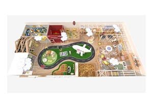 Parque Infantil Interior Personalizado con Diseño de Ciudad Pequeña Inmersiva, Área de Juego con Calles de Simulación para Niños en Centros Comerciales - Product Image 6