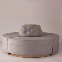 Canapé italien moderne, confortable et moelleux, nouveau, en tissu gris, luxe, pour salon, mobilier de maison, vente flash