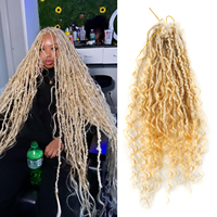Extensions de Locs au Crochet Personnalisées en Cheveux Humains Mélangés de 10 Pouces – Fabricant d'Usine, Faible MOQ, Expédition Rapide