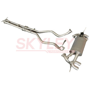 Catback de escape de acero inoxidable para Land Rover <span class=keywords><strong>Defender</strong></span> 110 5,0 V8 válvulas de silenciador de escape piezas de carreras de automóviles - Product Image 4