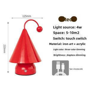 <span class=keywords><strong>Petit</strong></span> <span class=keywords><strong>chaperon</strong></span> rouge rétro Vintage lampe de table Wabi-Sabi veilleuse noël vacances atmosphère chevet décoration pour - Product Image 6
