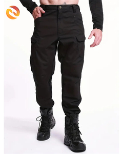 Herentactische <span class=keywords><strong>cargo</strong></span> canvas wandelbroek, middelhoge taille, waterafstotend, sneldrogend, werk-, outdoor-, casual jogger, wijde pasvorm - Product Image 1