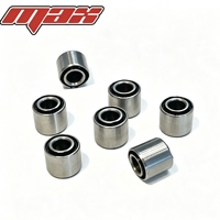 Bushing Karet Logam Pengganti MPIF FC-0205 NR Karet Alam untuk Bushing Dudukan Peredam Kejut Belakang Sepeda Motor Otomotif