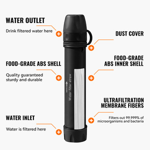 Filtre à <span class=keywords><strong>eau</strong></span> WRELS sans BPA, purificateur d'<span class=keywords><strong>eau</strong></span> en ABS de qualité alimentaire, adapté aux activités de plein air, cartouche de filtre à <span class=keywords><strong>eau</strong></span> portable - Product Image 4