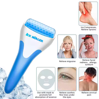 Rouleau de glace magique personnalisé pour le visage, système de dermaroller, outils de massage facial, technologie de refroidissement de la peau scintillante multicolore pour le visage