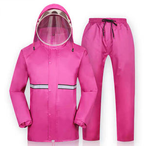 Imperméable adulte épaissi Transparent de haute qualité Portable Non jetable vêtements de sécurité réfléchissants Logo chaud direct d'usine - Product Image 4