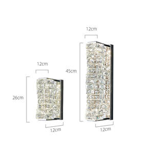 Zhongshan <span class=keywords><strong>Simig</strong></span> éclairage Offres Spéciales Haute qualité intérieur moderne de luxe chambre couloir lampe de mur de cristal lumière - Product Image 6