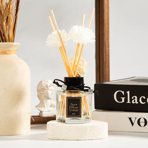 Accessoires de salle de bain tendance, étagère décorative, diffuseur de parfum floral, désodorisants, ensembles de diffuseurs de parfum à bâtonnets - Product Image 2