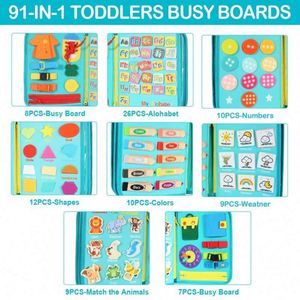 Libro Sensorial Montessori de Fieltro 2026 de Gran Venta para Niños Pequeños, Tablero Educativo de Actividades, Libro de Aprendizaje para Niños Pequeños - Product Image 6
