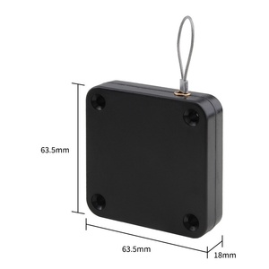 Ferme-porte automatique sans perçage en ABS et fil d'acier avec cordon de tirage pour portes coulissantes de chambre, hôtels et hôpitaux, installation facile - Product Image 6