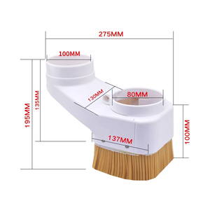 उत्पादन 70 मिमी 80 मिमी 90 मिमी 100 मिमी स्पिंडल मोटर सीएनसी धूल हुड जूते चूसने के लिए लकड़ी के मशीन भागों के लिए - Product Image 5