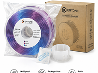 Filament PLA KOSEN bicolore 1,75 mm, dégradé rose-bleu et bleu-or pour imprimante 3D Bambu Lab, 1 kg