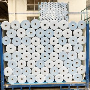 Rollo Protector de Suelo Autoadhesivo de Película de PE Azul, Económico y Popular, para Protección de Superficies y Azulejos Contra el Polvo - Product Image 1