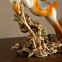 Arbre de fortune, vache à lait, argent chanceux, ornement de lingot de trésor, entrée de bureau, décoration de cave à vin de salon,