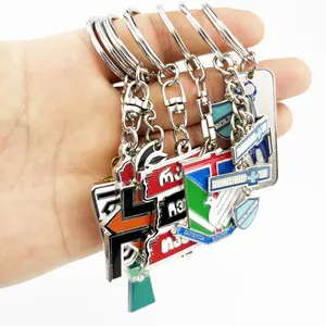 Custom Logo Promotional Key Chains Personalized Keyring Customized Pendant Metal Soft Hard Enamel Keychains For Bag Decoration