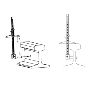 SHM-200 Industriële DIY ODM Schuifmaat Roestvrijstalen Micrometer Gauge As Telling Gat Spoorwegboring Hoogte - Product Image 6
